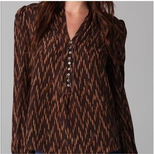 Elizabeth and James Nicolas silk blouse size S